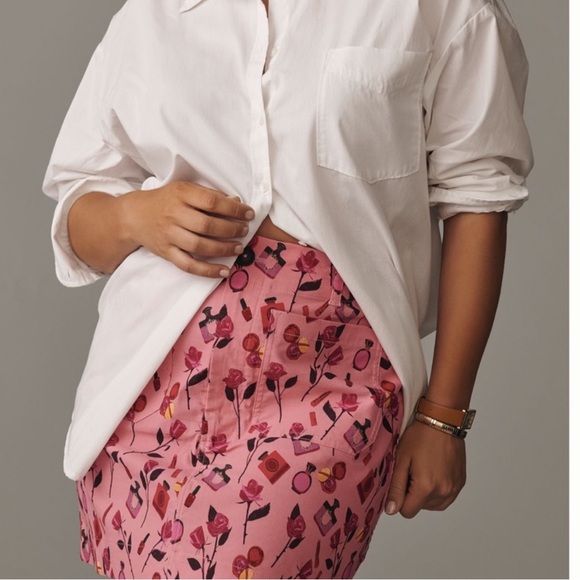 NWT Anthro Maeve Colette Anisa Makhoul Skirt💄 - Picture 5 of 15